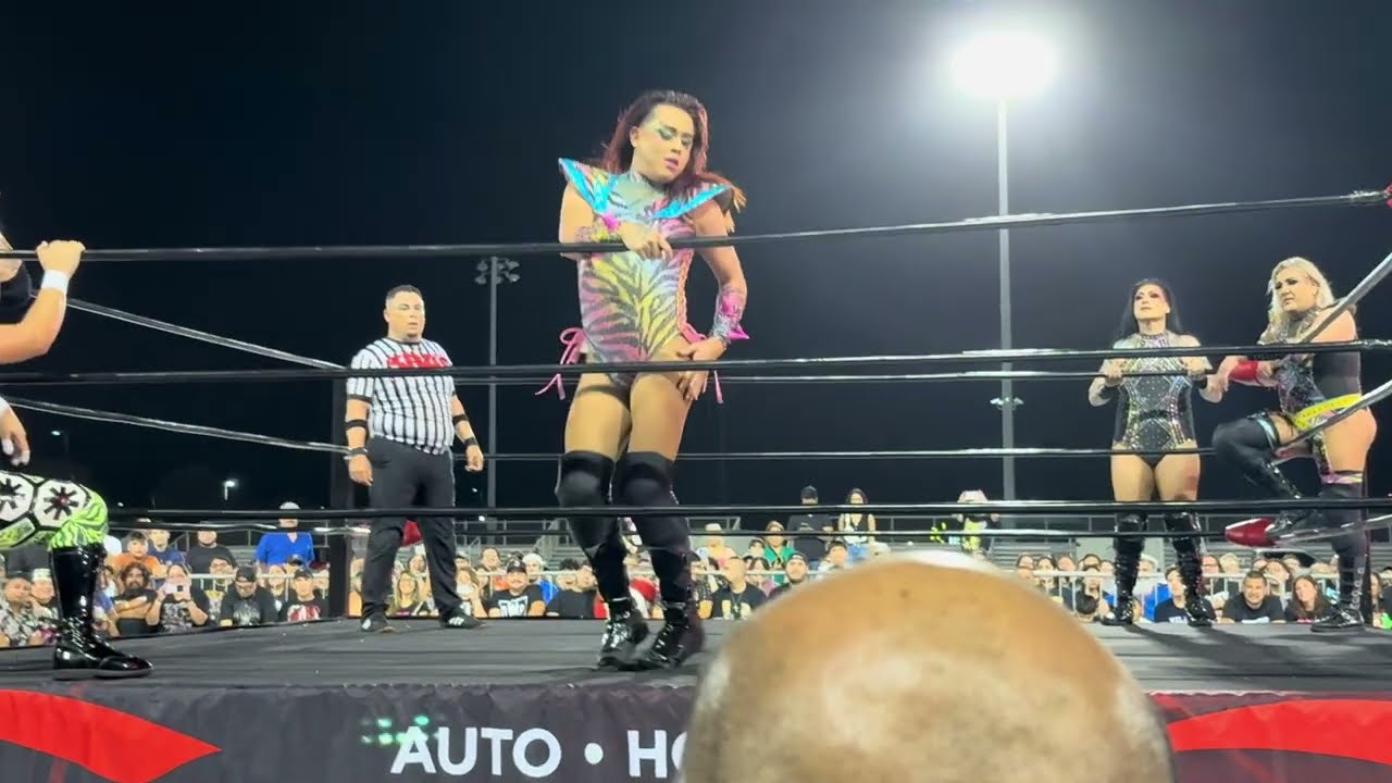 Jessy Ventura of Las Shotas takes on Estrellato and Arerisko at Summer Bash 2025 #wrestling #lucha