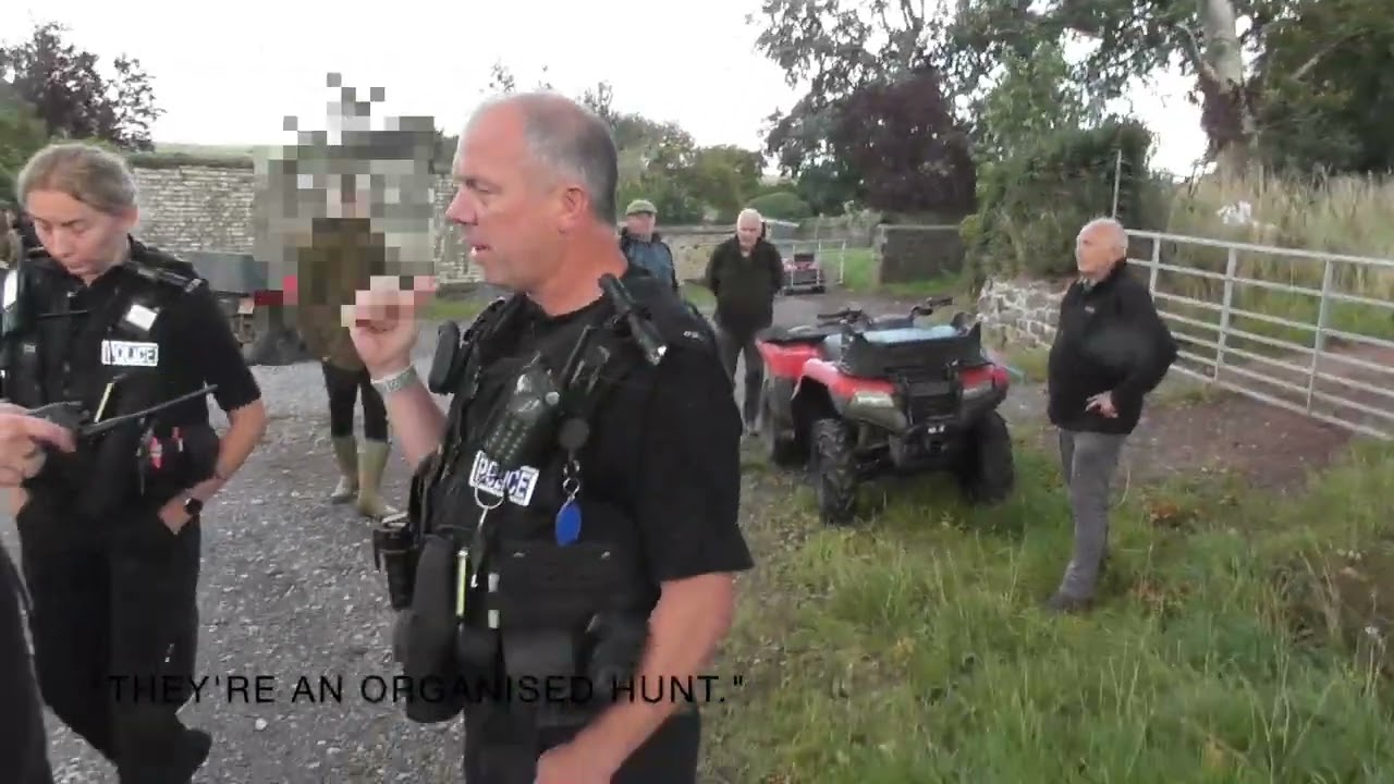 BLATANT CUBBING AND BIASED POLICING AT EGGESFORD HUNT MEET - 26.8.23