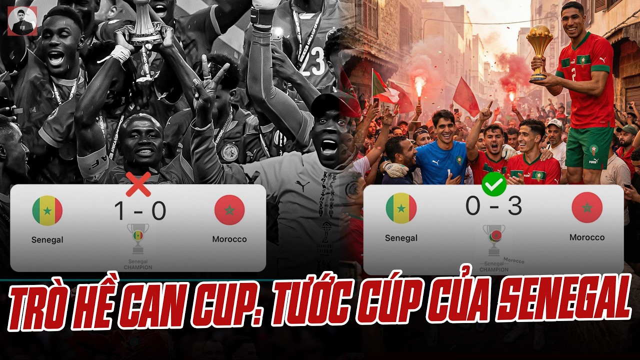 TRÒ HỀ CAN CUP: TƯỚC CÚP CỦA SENEGAL SAU 2 THÁNG, SADIO MANE VÀ ĐỒNG ĐỘI PHẪN NỘ TỘT CÙNG