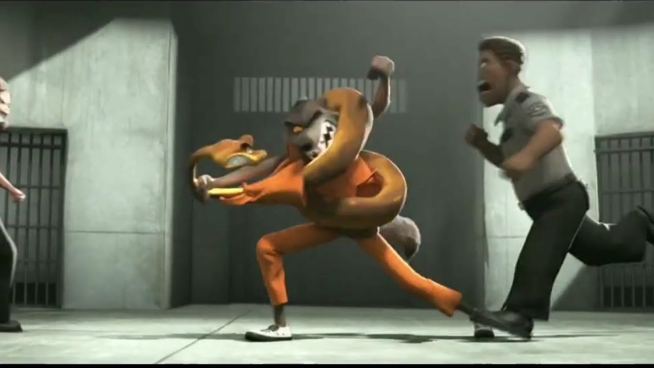 Mr. Wolf And Mr. Snake Fight Scene | The Bad Guys Movie Clips