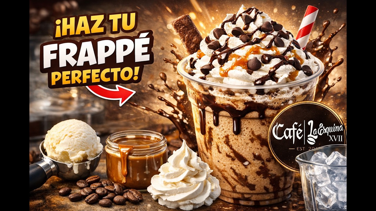 ¿COMO PREPARAR UN FRAPPE DE MANERA FACIL Y RAPIDA