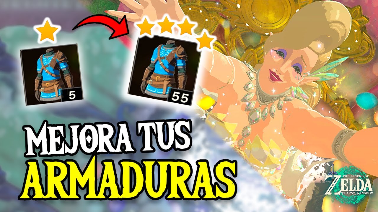 ✨ ¡¡Cómo MEJORAR ARMADURAS Desbloqueando las FUENTES DE HADA en Zelda Tears of The Kingdom!
