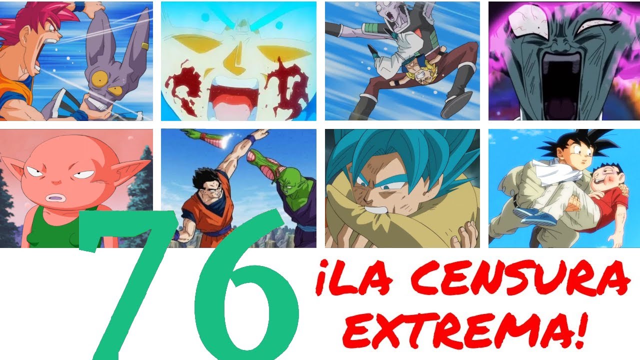 TODOS LOS ERRORES DE DRAGON BALL EN CASTELLANO |PARTE 76| -LA SUPER CENSURA-