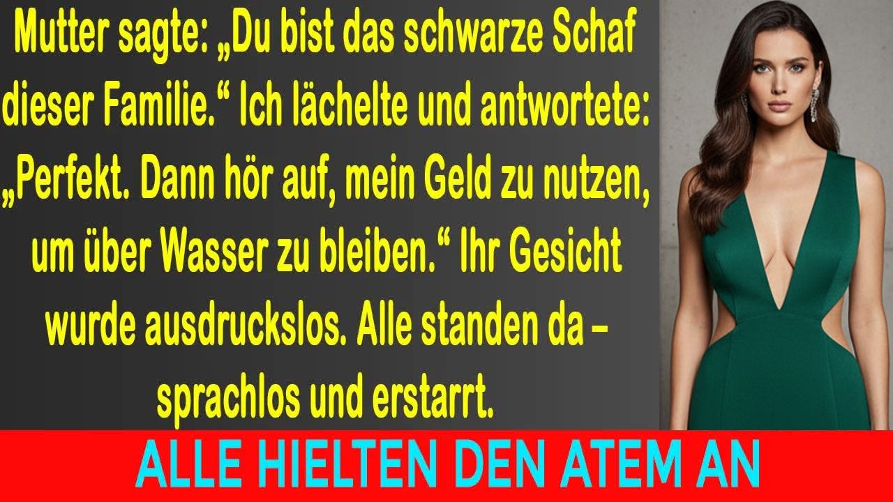 „Du bist das schwarze Schaf“, sagte meine Mutter an Thanksgiving–meine Reaktion ließ alle verstummen