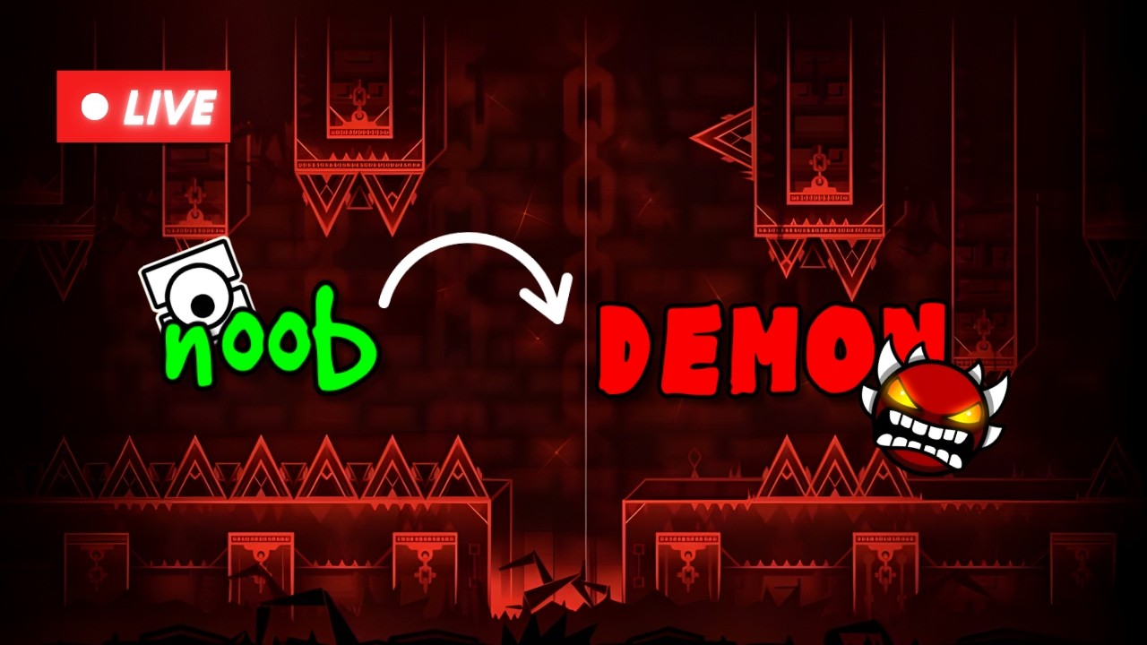 [🔴LIVE]  (DAY 17)  |  BECOMING A GD GOAT  |   LIVE ON TWITCH