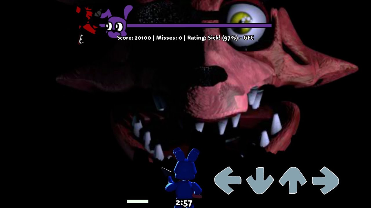 FNF x FNAF World - vs Foxy.EXE - Flee