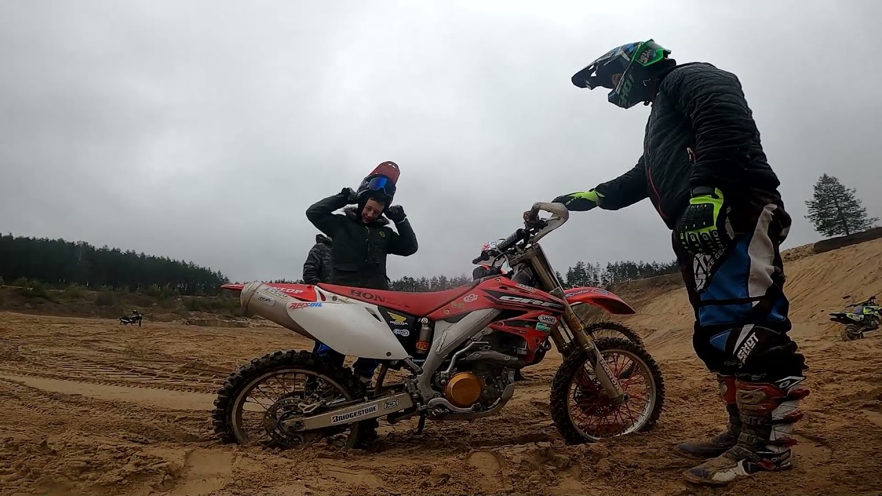 12 LATEK NA NAJMOCNIEJSZYM CROSSIE HONDA 450 !