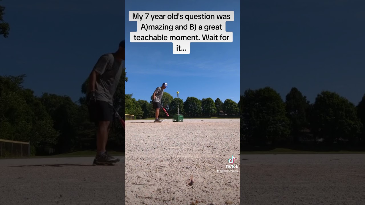 Daddy & Son Moment: A skill development lesson.  #slowpitchsoftball #slopitch #slopitchsoftball