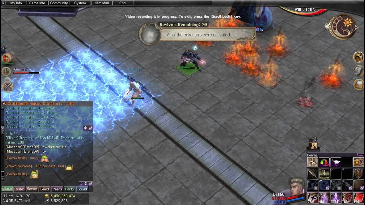 [Atlantica Online] 6-man 145 Gigas Raid Forgotten City