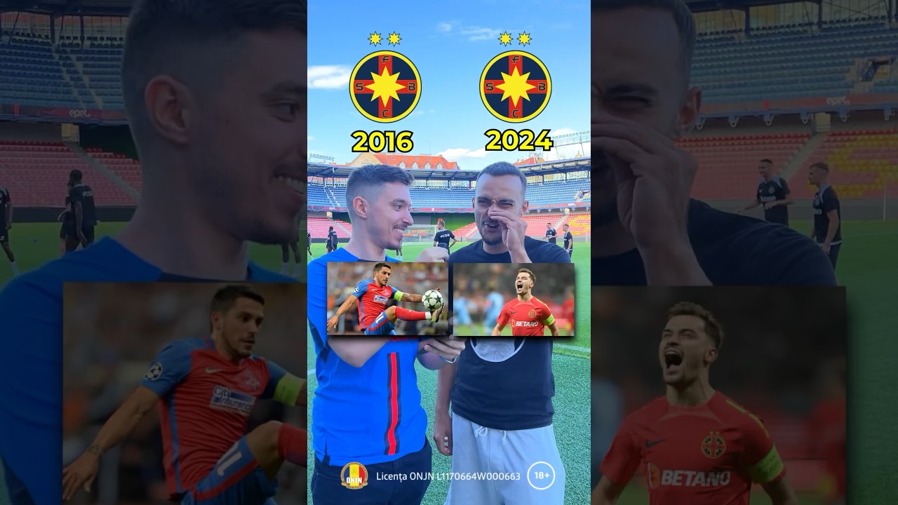 FCSB 2016 vs 2024 cand ambele au intalnit Sparta Praga in UCL cu 