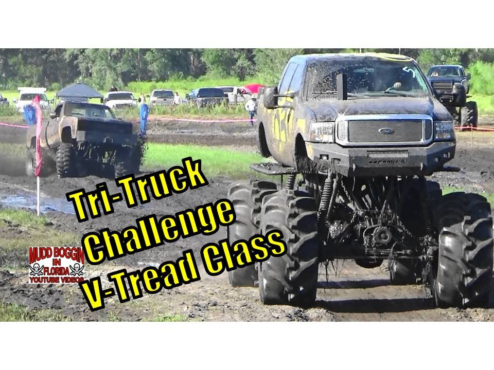 Tri-Truck Challenge Mud Race..