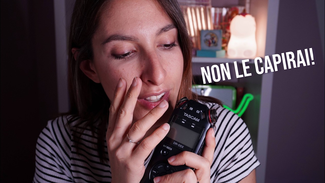 INAUDIBLE PAROLE RILASSANTI 😴 ASMR ita
