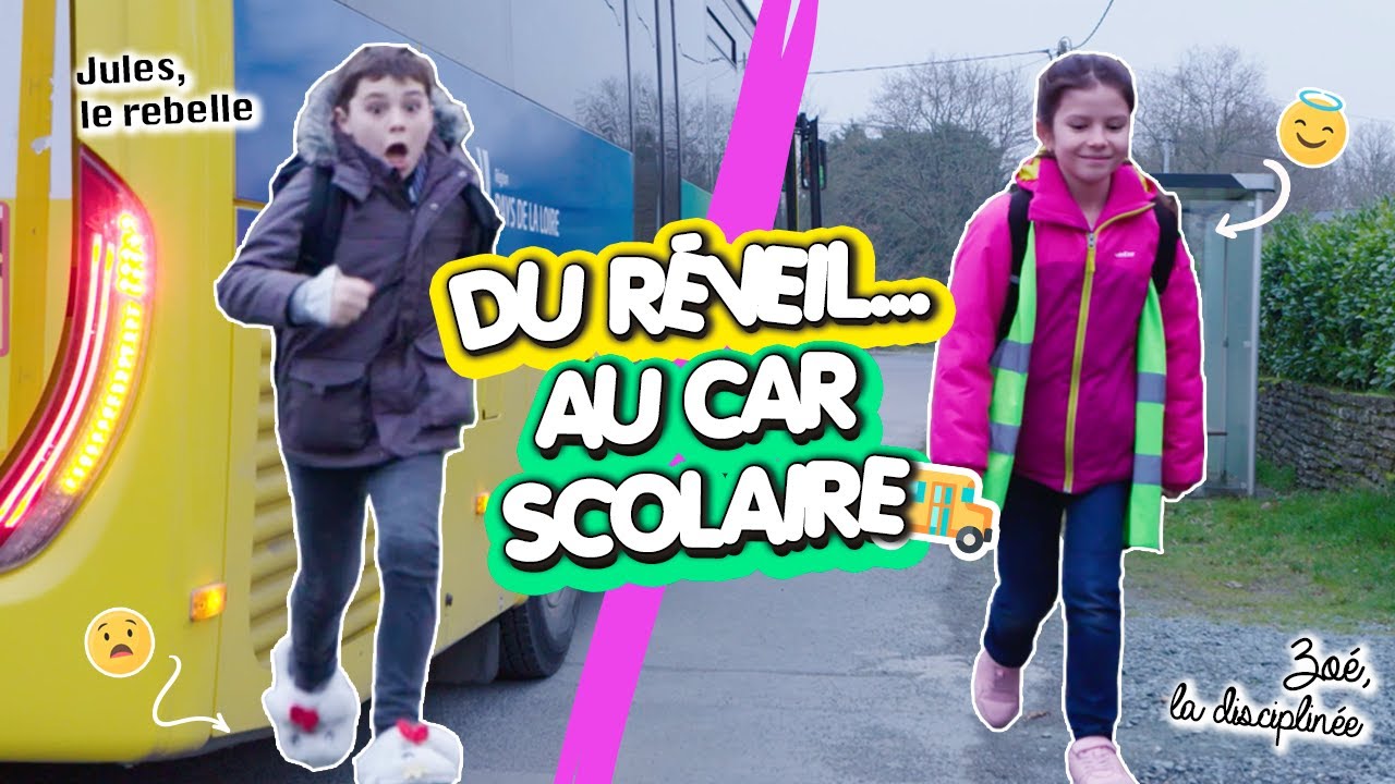 SÉCURITÉ 🚌 | Du réveil au car scolaire !