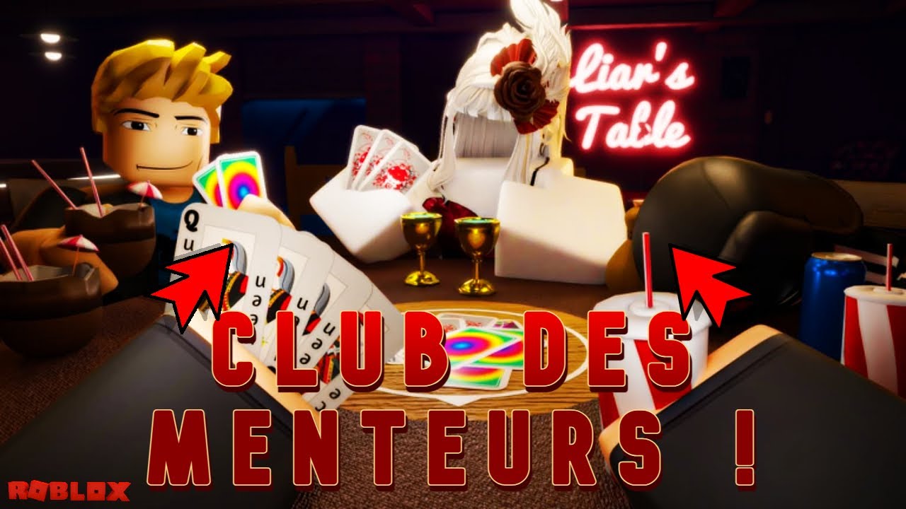 JE NE SUIS PAS UNE BONNE MENTEUSE ! 😭 (Roblox Club des menteurs)