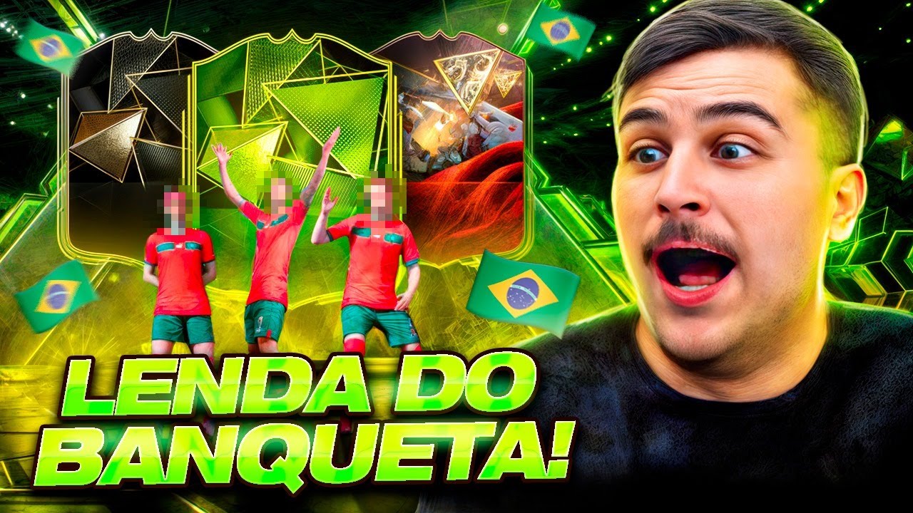 TIREI UMA LENDA BR DO BANQUETA NA SEQUÊNCIA BRABA DE PACKS!!