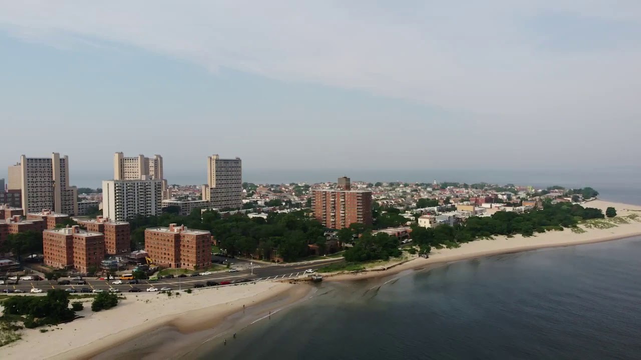 Brooklyn south from drone