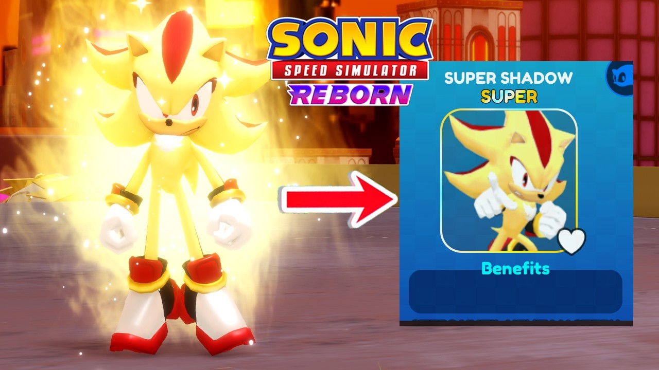 Быстро разблокируйте Супер-Шэдоу! (Sonic Speed ​​Simulator)
