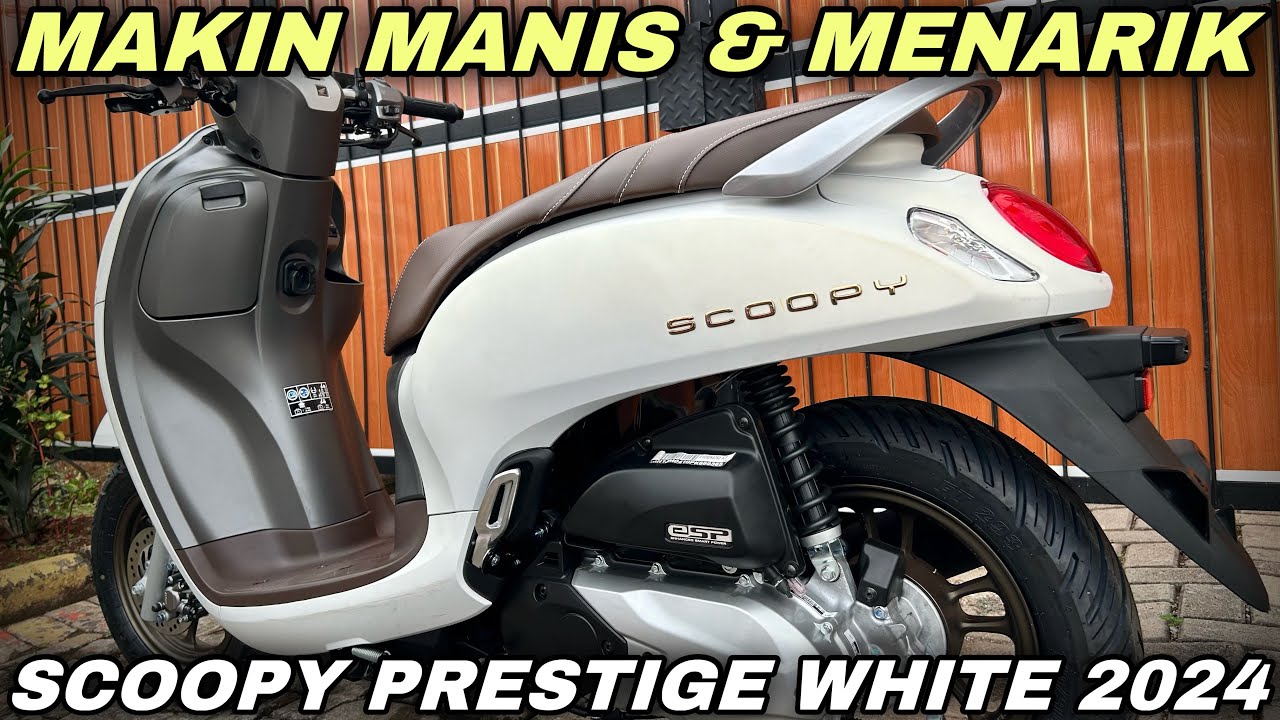 NEW SCOOPY 2024‼️PRESTIGE WHITE