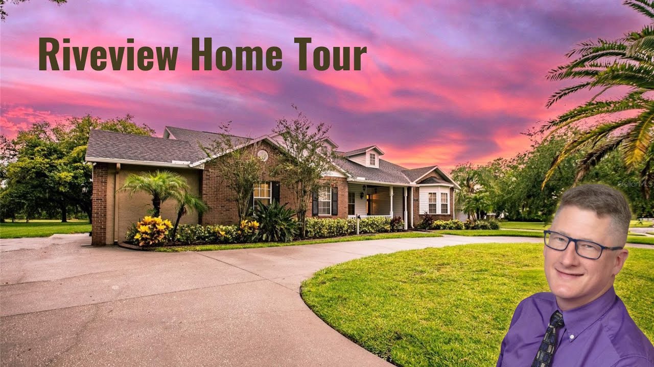 Riverview Florida Home Tour of A House For Sale In A Gated Community