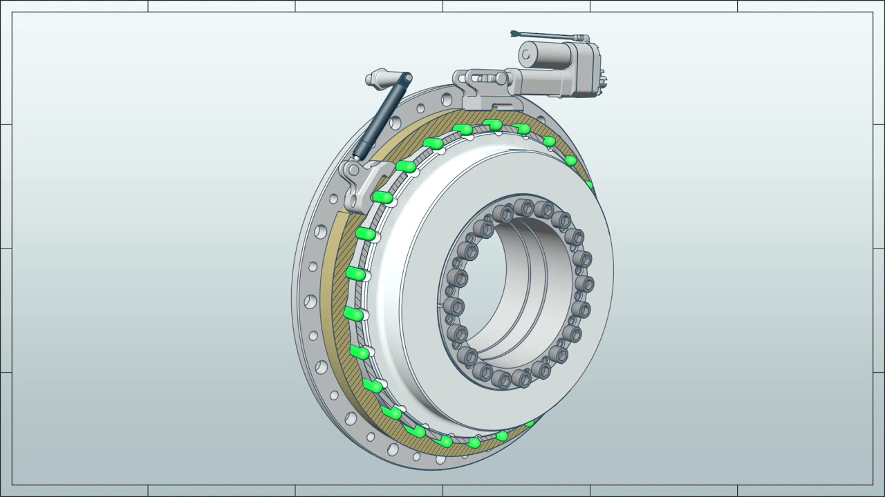 SKF Rotary Vane Actuator - Locking mechanism