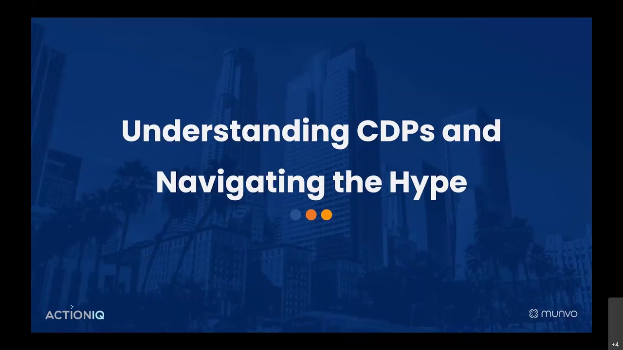 Understanding CDPs & Navigating the Hype Webinar