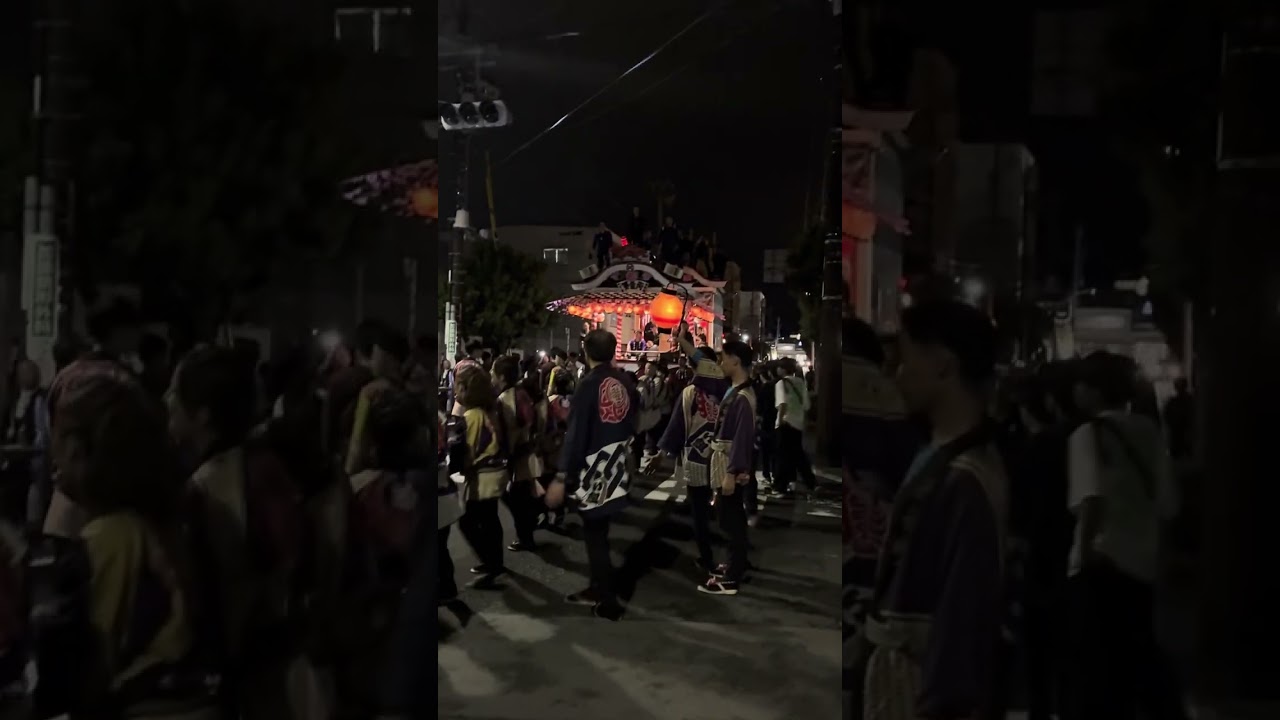 第１１１回島田大祭　初日『何十年振りの芸人生演奏での屋台運行』
