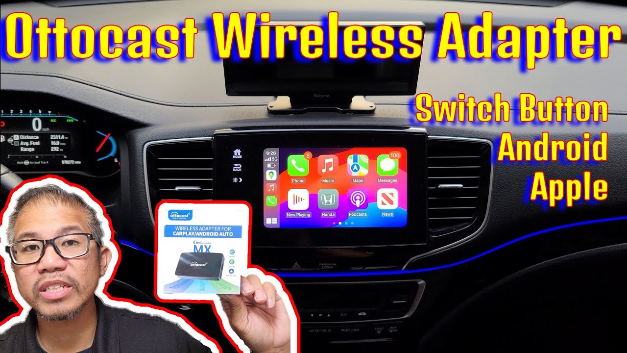 Как установить беспроводной адаптер Ottocast Carplay