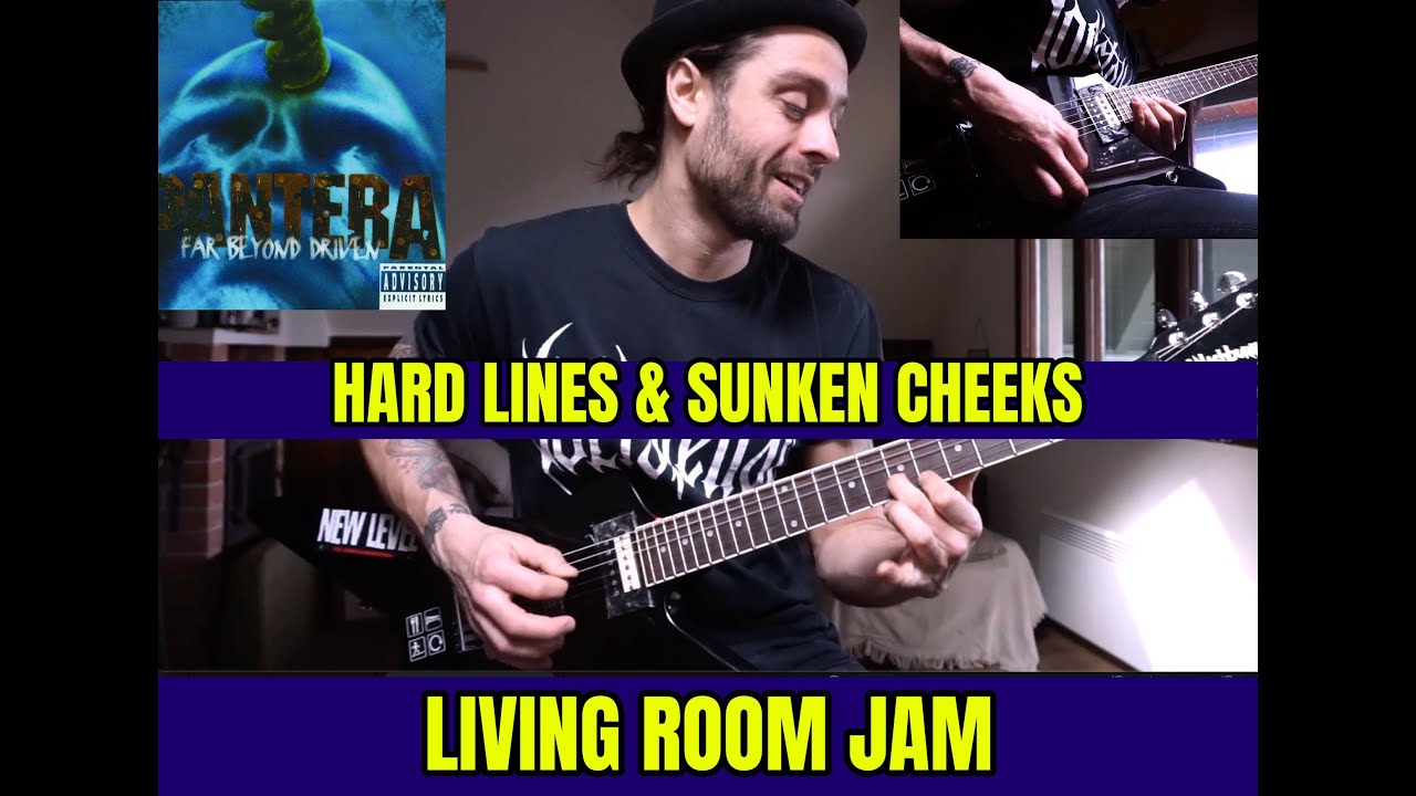 PANTERA - HARD LINES & SUNKEN CHEEKS / LIVING ROOM JAM 🔥 live playthrough by ATTILA VOROS