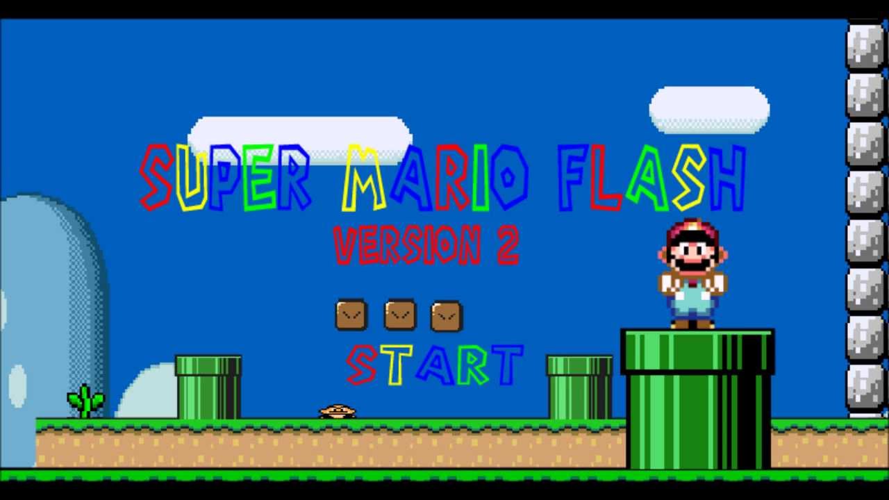 Super Mario Flash V2 Music - Goomba Valley