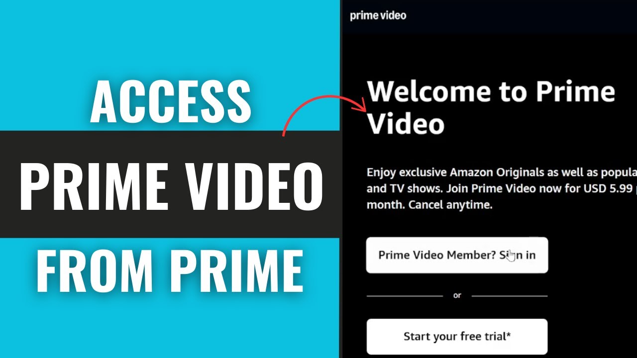 How To Access Amazon Prime Video From Your Prime Account