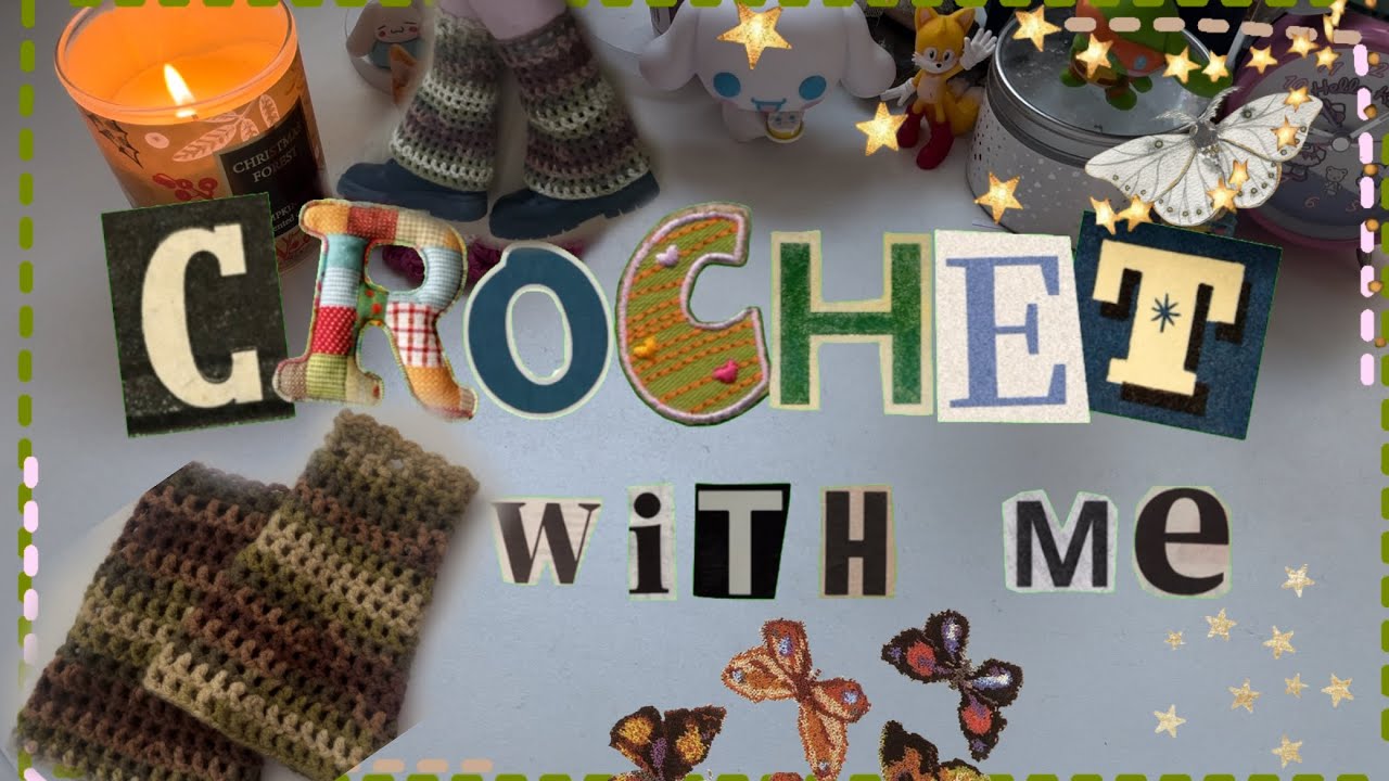 Crochet with me 🧶 ⋆˚꩜｡ leg warmers from my tutorial ⋆˙⟡