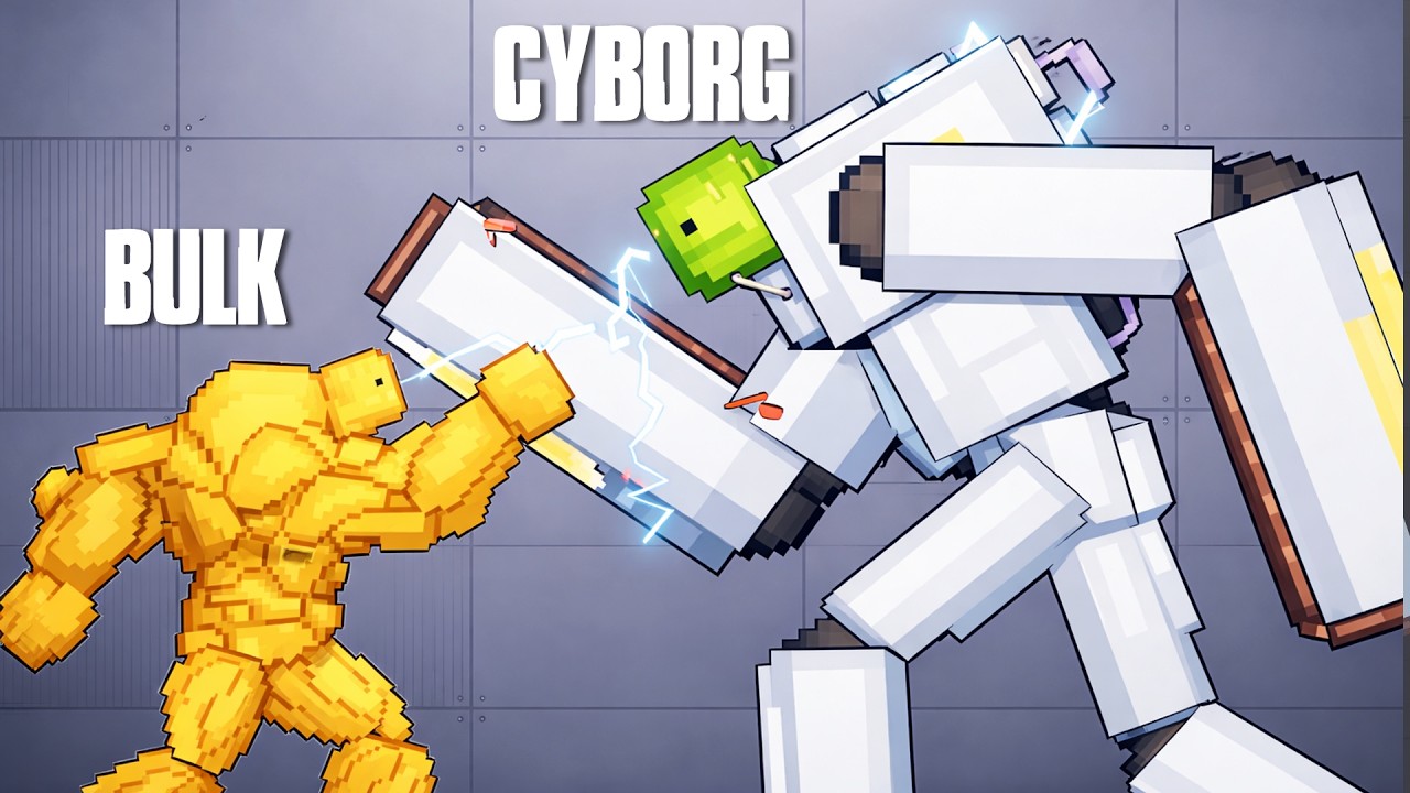 Bulk Pumpkin vs Melon Cyborg | Who Is Stronger?