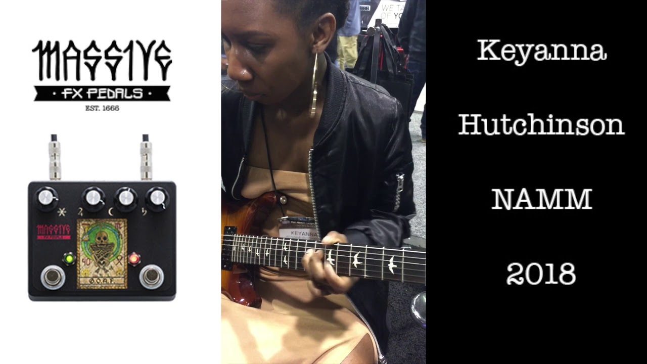 Massive FX Pedals Keyanne Hutchinson NAMM 2018 -  Zep