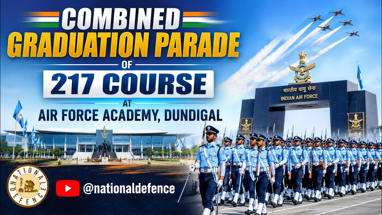 Indian Air Force Cadets Pass Out in Spectacular 217 Course Graduation Parade