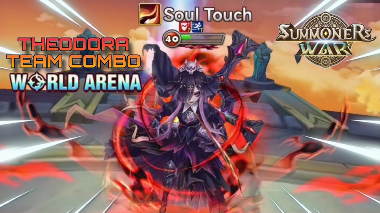Theodora Team Combo in World Arena Ep. 2 - Summoners War