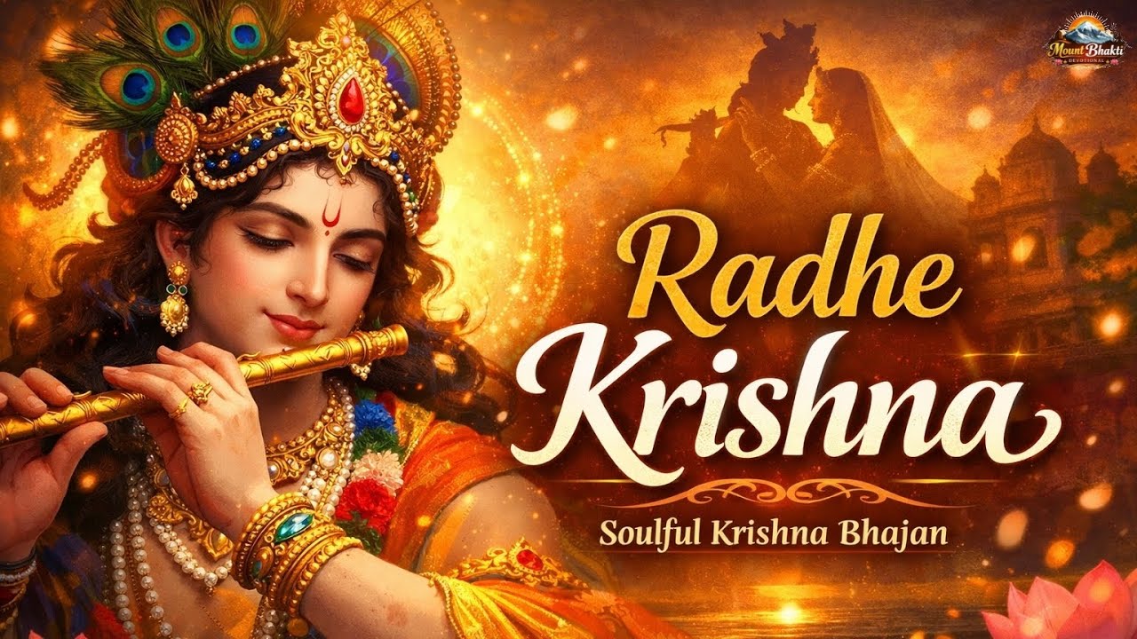 Radhe Krishna | Most Beautiful Krishna Bhajan | Soulful Flute Song | Devotional Bhajan 
