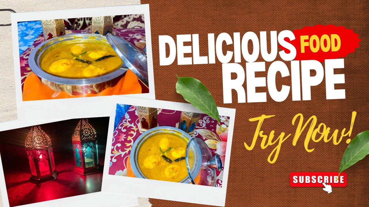 How to make EGG and DHAL recipe.  (Channa dhal) and Egg curry. Indian Dhal and Egg curry.