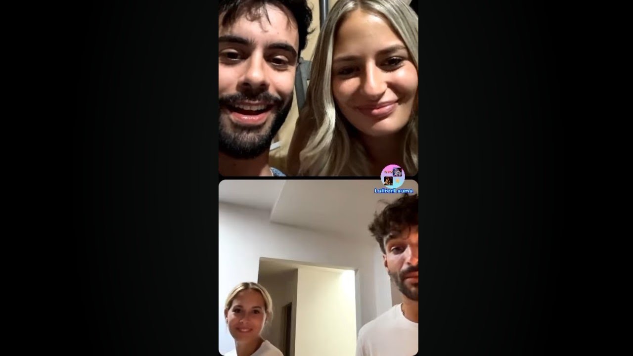 Laura y Ruvens en directo de Eddy y Violeta 28-07-25 (Instagram)