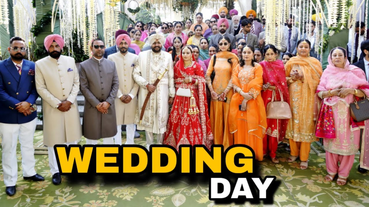 ਵਿਆਹ ਵਾਲਾ ਦਿਨ । #wedding #marriage #weddingday #pindawale #punjab #villagelife #viralvideo #azumaan 