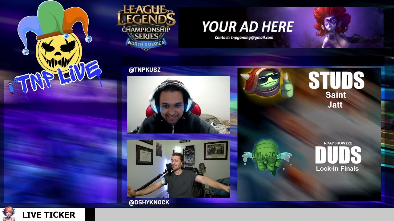 Ep. 6: Studs and Duds w/  @ShyKnockLoL  (LCS Lock-In Playoffs Round 2) #lcs #podcast