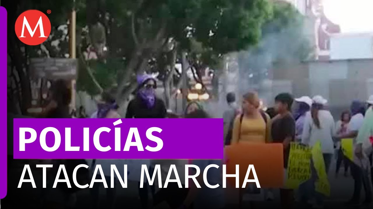 Feministas reportan ataques por parte de la policía en Puebla