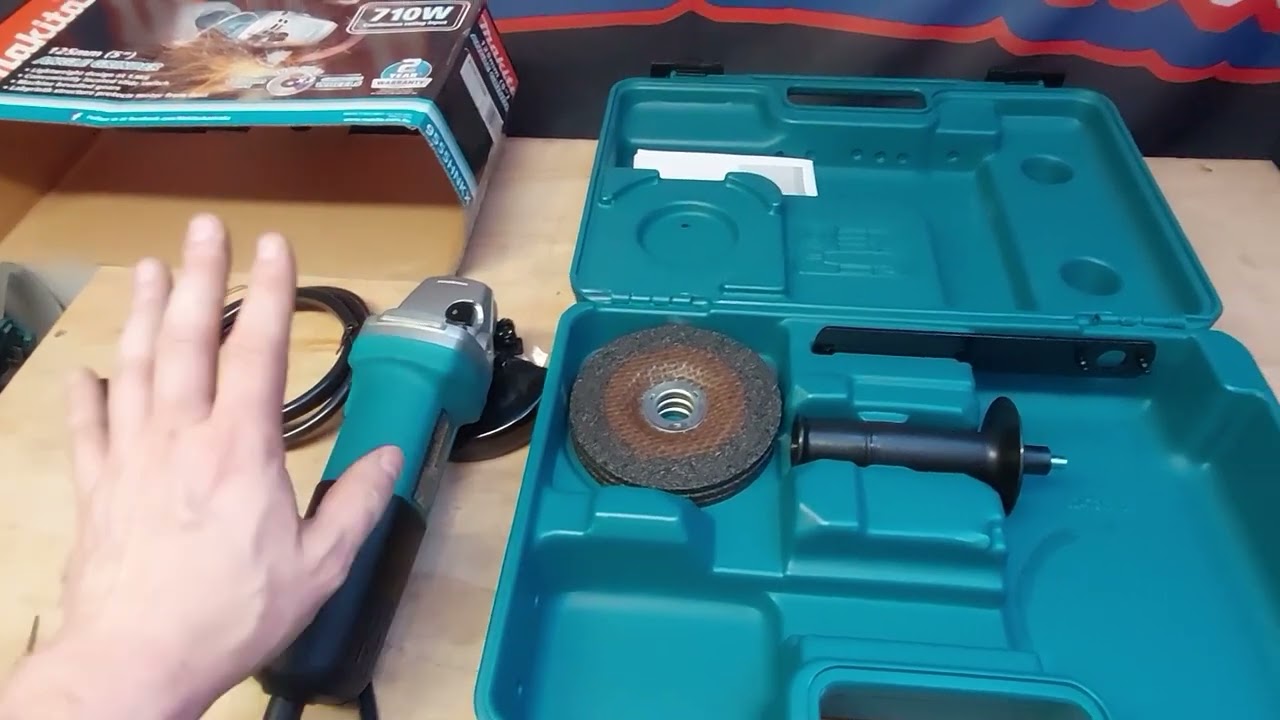 125mm Makita Angle Grinder Unboxing
