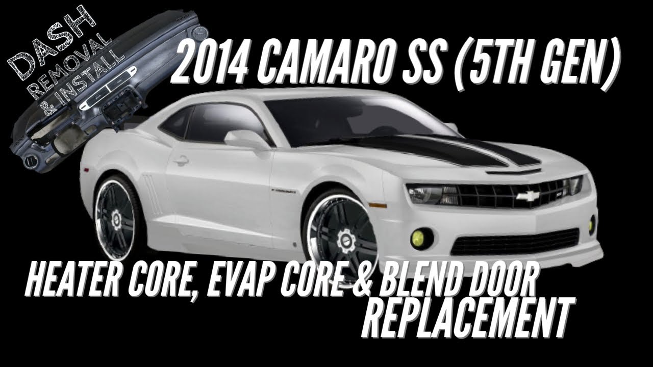 2014 Camaro SS Dash & HVAC Box Removal Tips(Heater & Evap Core, Blend Door)