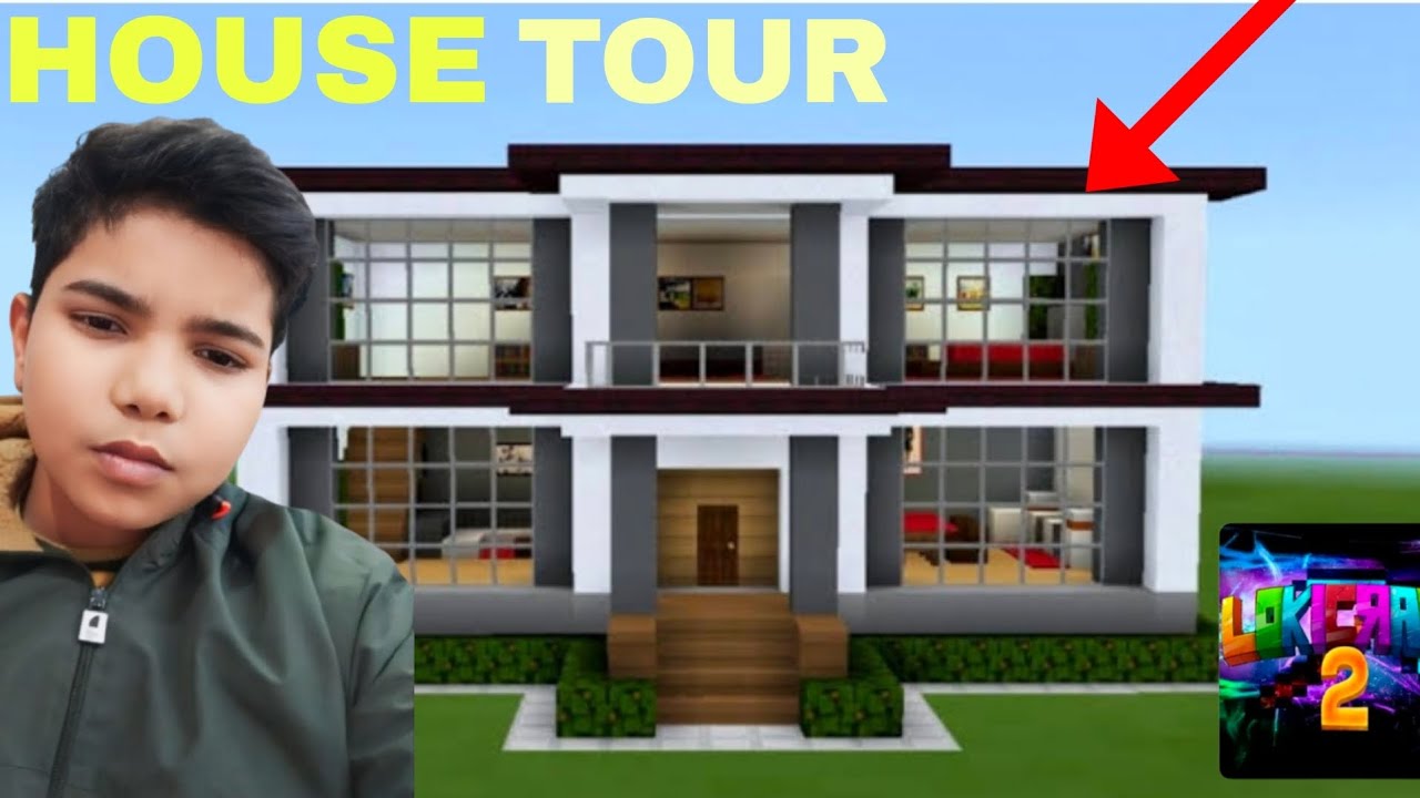 HOUSE TOUR IN LOCKI CRAFT ll Mr.Arav gamez ll locki craft ll gameplay