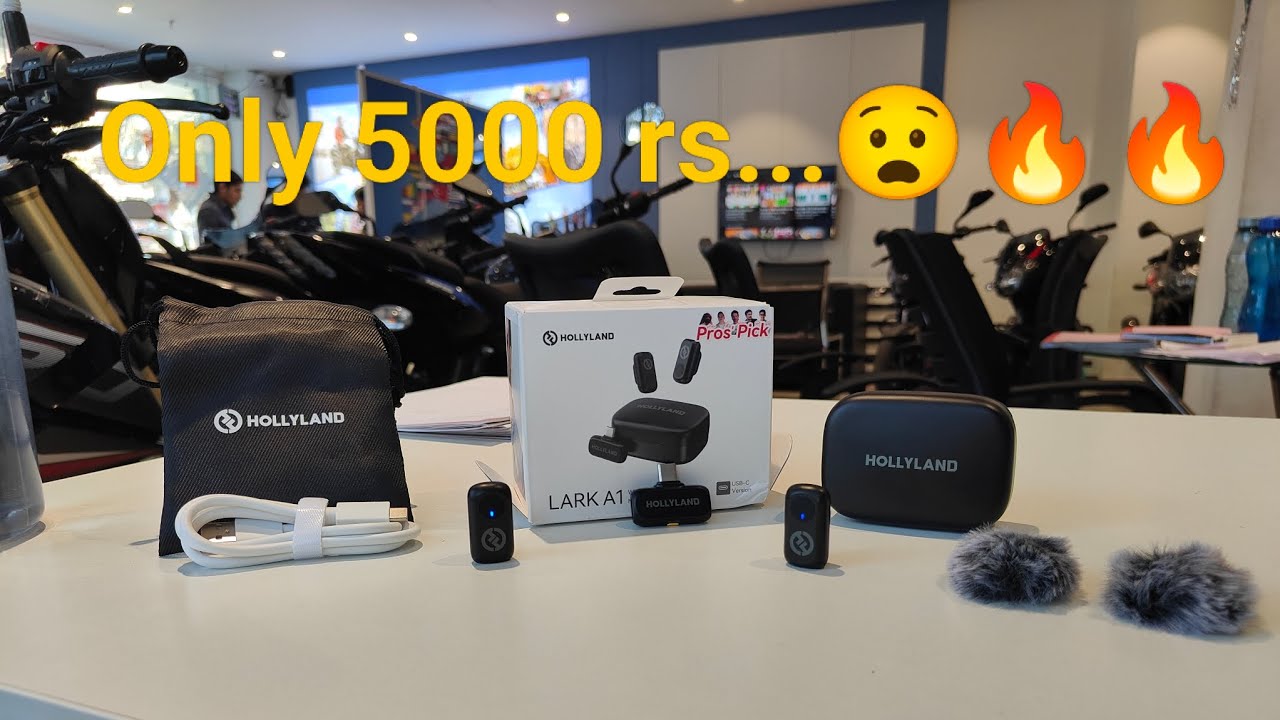 HOLLYLAND LARK A1.. Unboxing Best collar mic under 5000..😧🔥