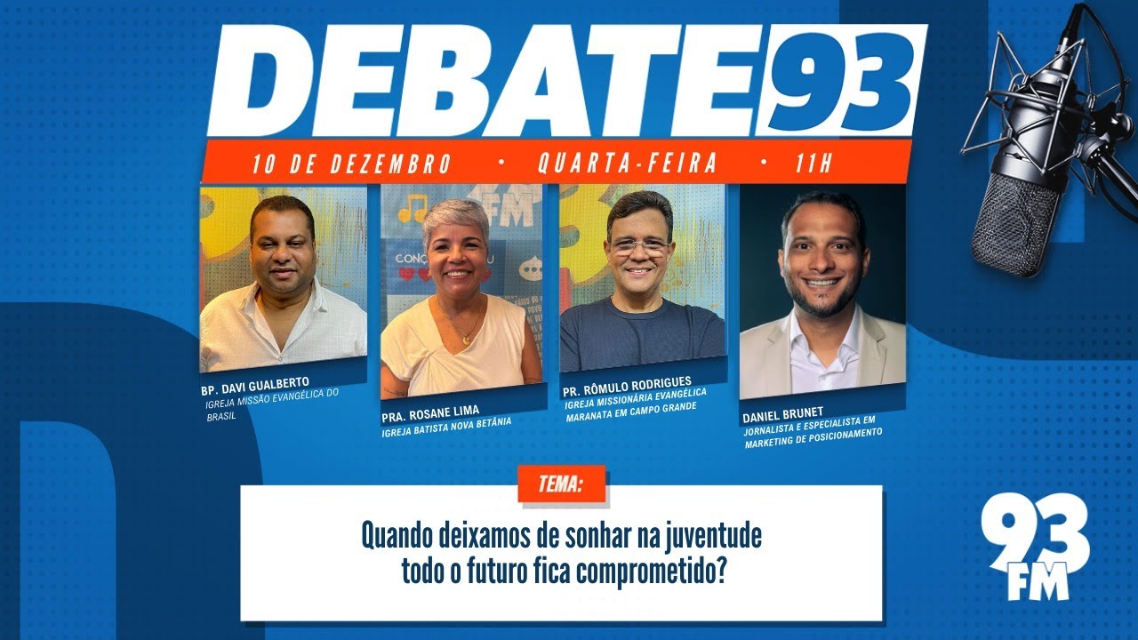 Esperan&ccedil;a - Roubar a esperan&ccedil;a dos jovens &eacute; uma estrat&eacute;gia do diabo? - Debate 93 - 10/12/2025