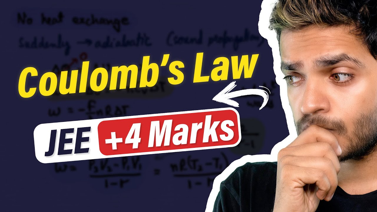 Coulomb's Law Questions for JEE | Electrostatics PYQs & Important Questions for JEE Mains & NEET