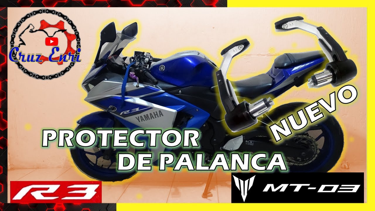 🔧Yamaha R3 | MT 03🏍️ NUEVOS PROTECTOR DE PALANCA 🛠️ INSTALAR