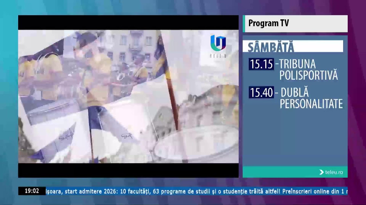 Transmisiunea Teleuniversitatea TV. LIVE!