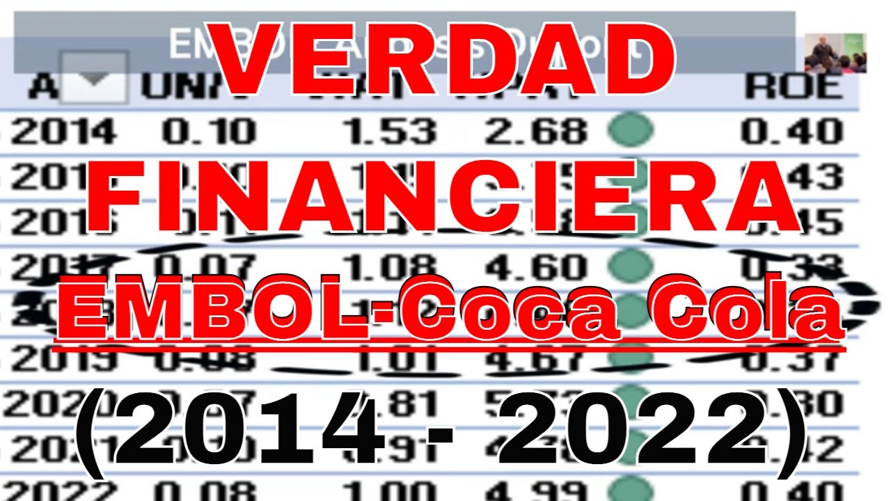 LA VERDAD FINANCIERA.  Caso EMBOL- Coca Cola (2014  - 2022)